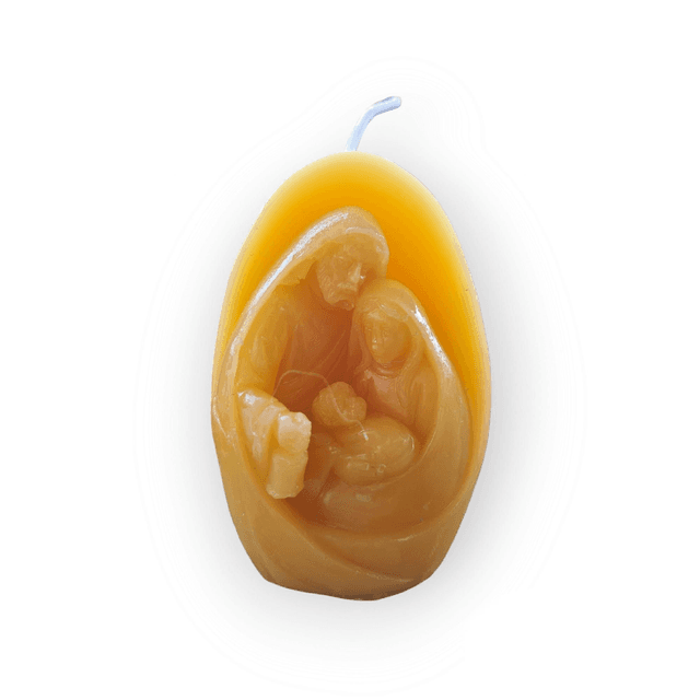 Bienenwachskerze Maria und Josef 