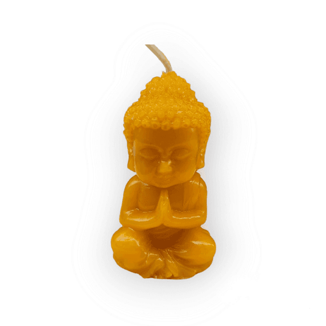 Bienenwachskerze Buddah